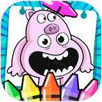 Chef Pigster coloring Book Pig