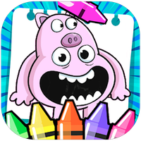 Chef Pigster coloring Book Pig