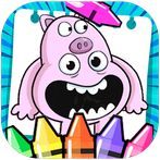 Chef Pigster coloring Book Pig