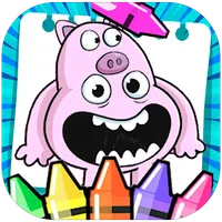 Chef Pigster coloring Book Pig
