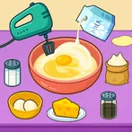 Breakfast Kitchen Set Cooking