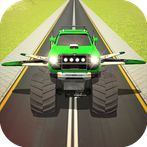 Flying Truck Pilot Driving 3D