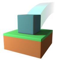 Block Jumper 3D retro