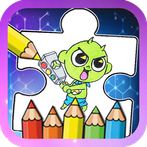 Shinbi House Glitter Coloring