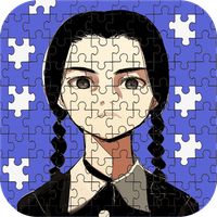 Wednesday Addams Jigsaw Puzzle