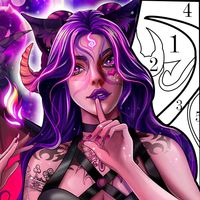 Tattoo Color by Number Game