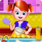 Girl House Cleaning Activities