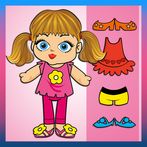 Cute Doll Dress Up Puzzle