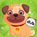 Puppy in the zoo
