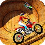Well of Death Bike Stunt Drive