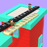 Letter Cross - Bridge Maker 3D