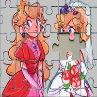 Princess Peach Puzzle Game