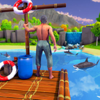 Ocean Raft Island Survival Sim