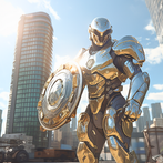 Captain Super hero iron game