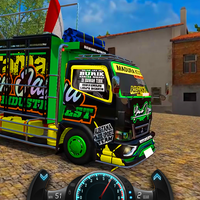 Drag Truk Oleng Indonesia - 3D