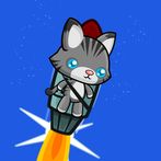 The Flying Cat In Jetpack