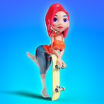 Skate Girl 3D
