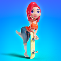 Skate Girl 3D
