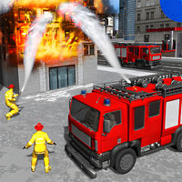Rescue Fire Truck Fire Fighter