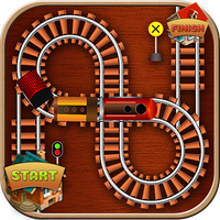 Rail Track Maze: Train Puzzler