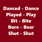 Guess The Present Tense Game