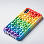 Pop It Phone Case 3D DIY Toys