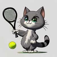 Cat Tennis Battle championship