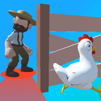 Chicken And Farmer