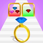 Gem Run Stack Game