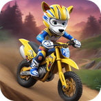 Puppies MotoCROSS PAW Race