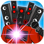 Speakerman Skibd Coloring Game