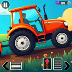 Kids Farm Tractor Harvest Game