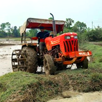 Farming Tractor Trolley Driver