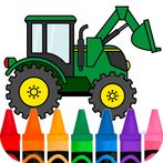 Farming Tractor Coloring