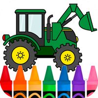 Farming Tractor Coloring