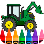 Farming Tractor Coloring