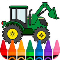 Farming Tractor Coloring