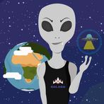 UFO Blast Among Stars