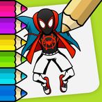 Miles Morales Coloring Games