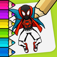 Miles Morales Coloring Games