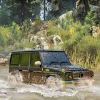 Indian offroad mud jeep drive