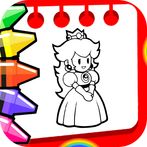 Princess Peach Coloring Book