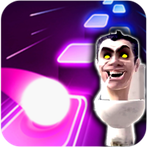 Skibidi Cameraman 3D Tiles Hop