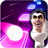 Skibidi Cameraman 3D Tiles Hop