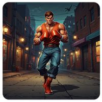 Tiger Fight Street Fighting