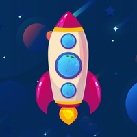 bk8 Among Rocks In Space