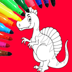 Dinosaur Coloring Book Game