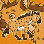Brown Hyena Escape