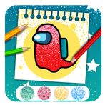 Glitter Among us Coloring Book