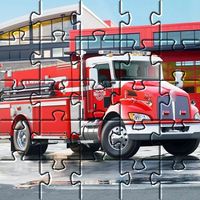 Fire Truck Jigsaw Puzzle Games